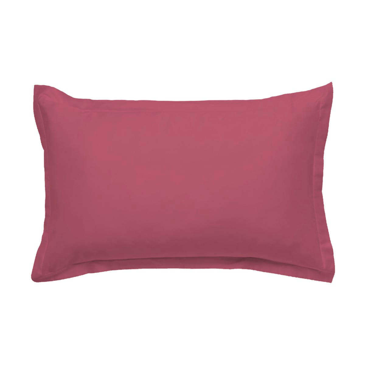 COTON UNIS - Lot de 2 taies d'oreiller coton  Fuchsia 50x70cm Fuchsia 50x70cm