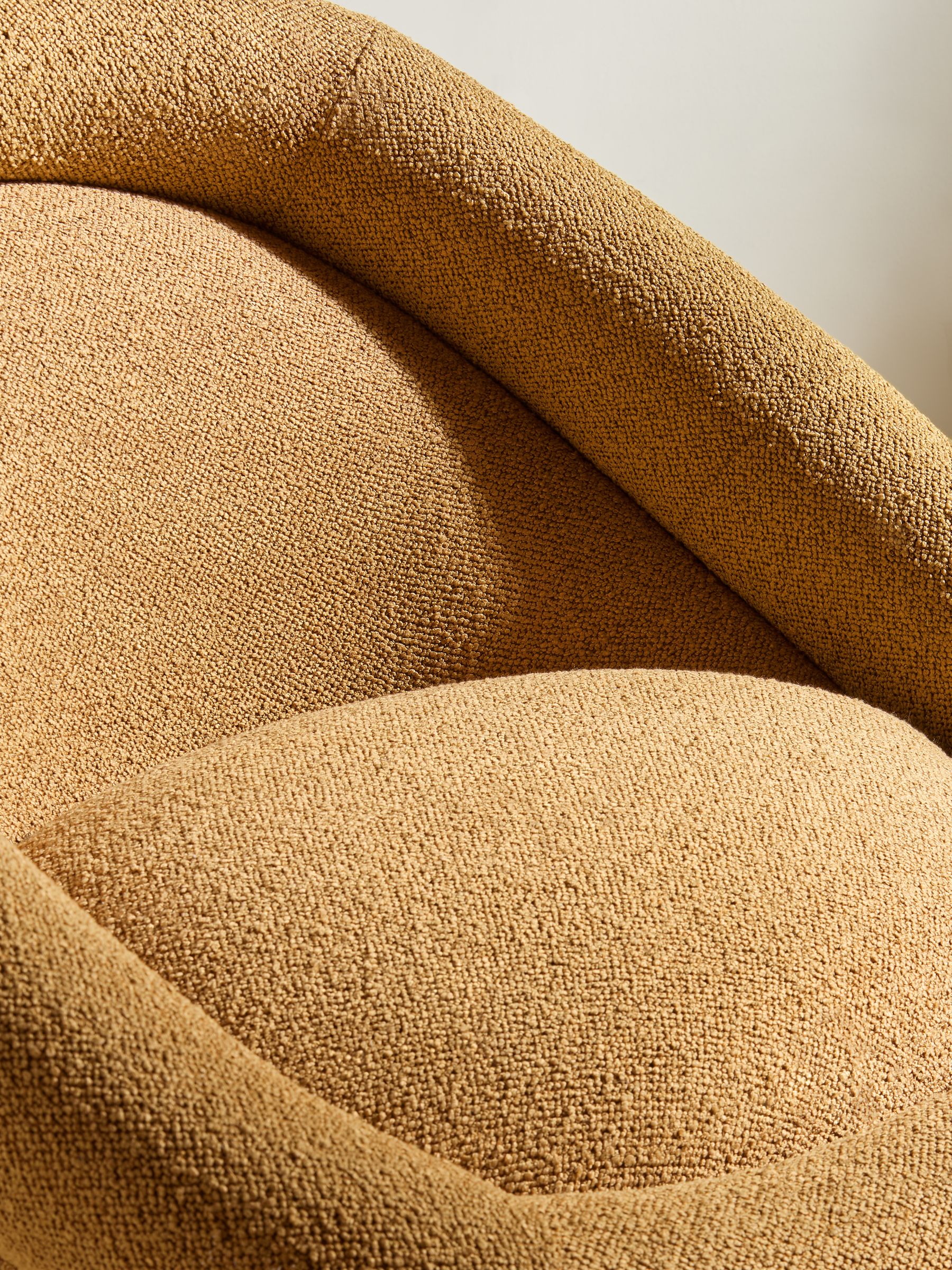 Seattle Accent Chair in Caramel Natural Pax Boucle