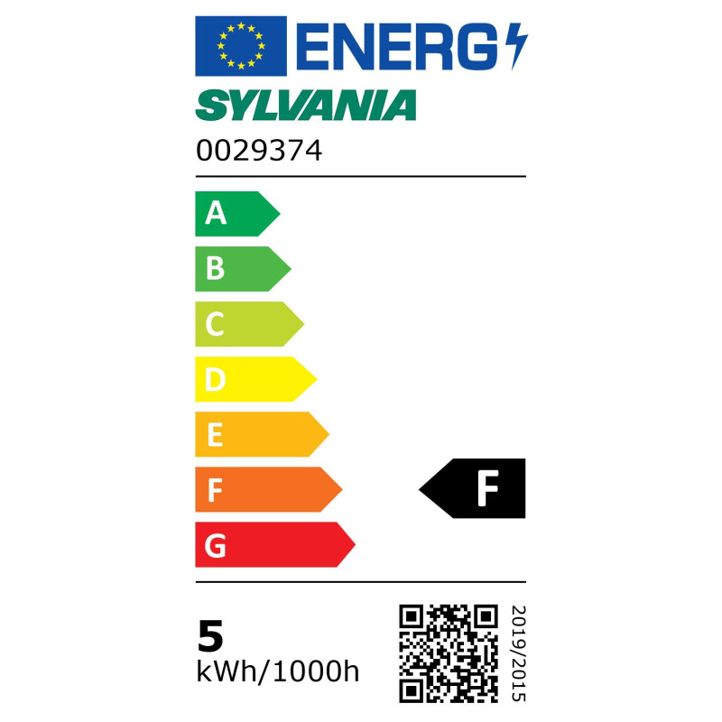 Ampoule flamme à filaments LED E27 blanc chaud 470 lm 4,5 W SYLVANIA
