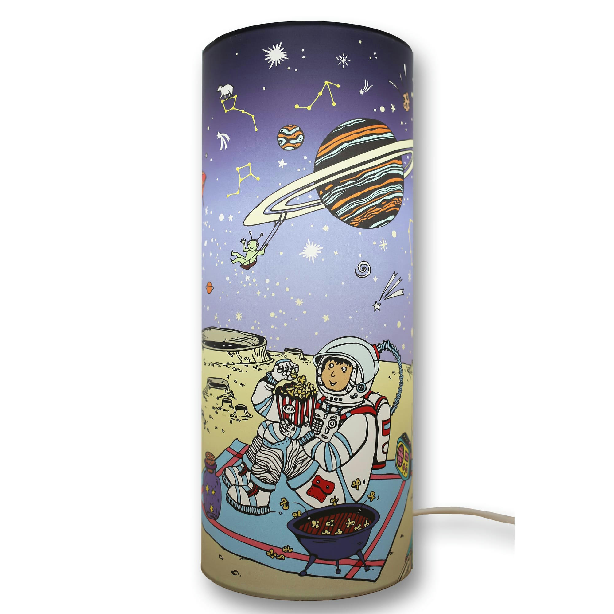 - Lampe à poser enfant Cosmos Bleue 30cm