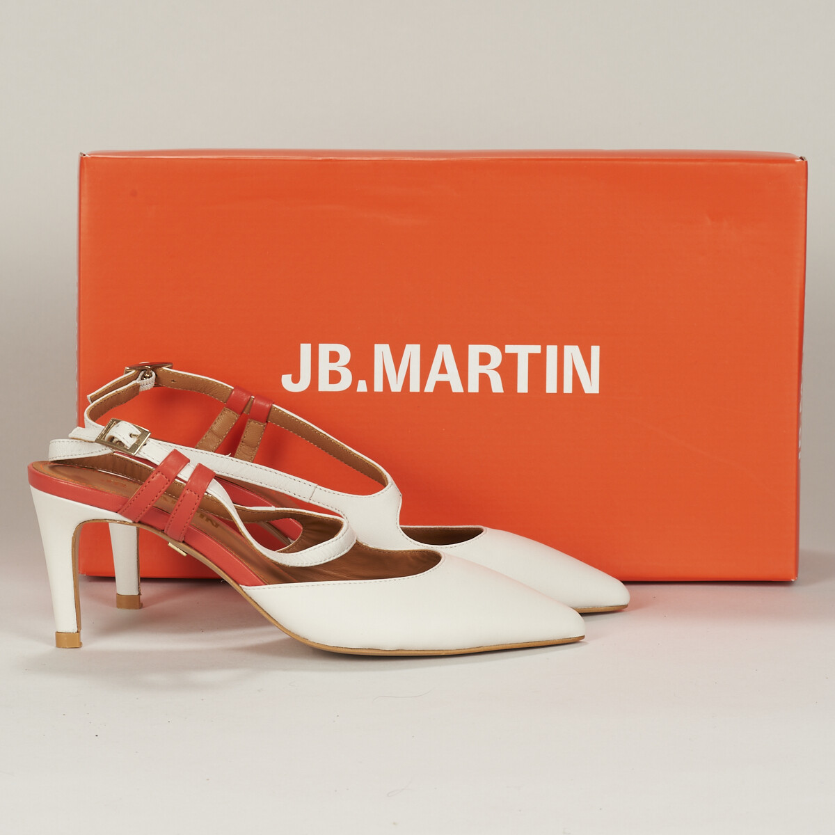 JB Martin - ESMEE - Nappa / Chalk / Orange
