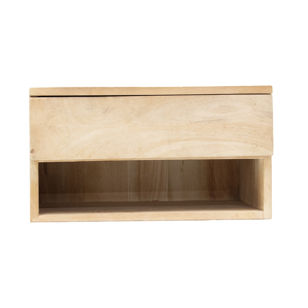 Giga Meubel Nachtkastje Tessa - Naturel - Mangohout - 45x30x25cm