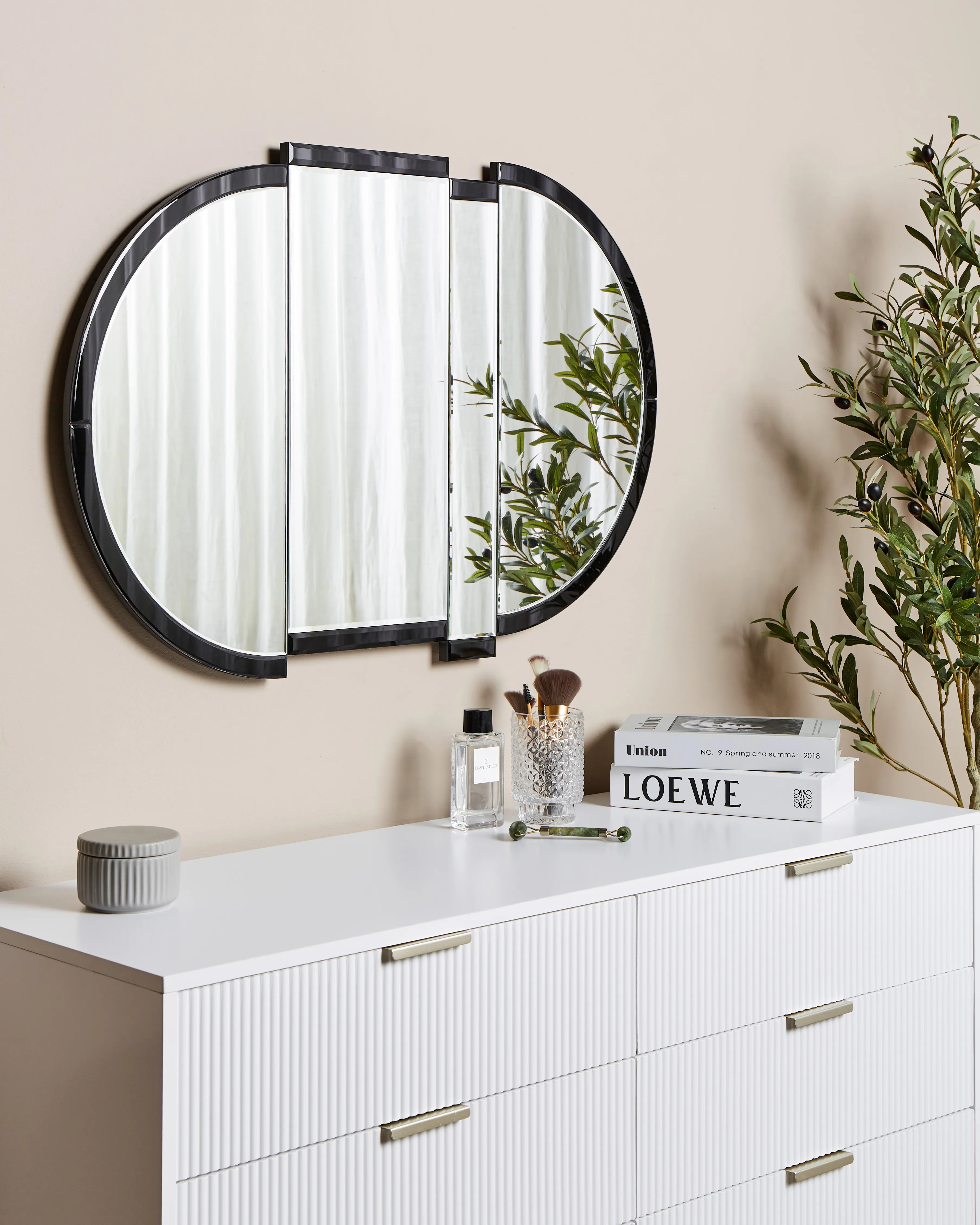 Wall Mirror MICHERY 60 cm 90 cm Black