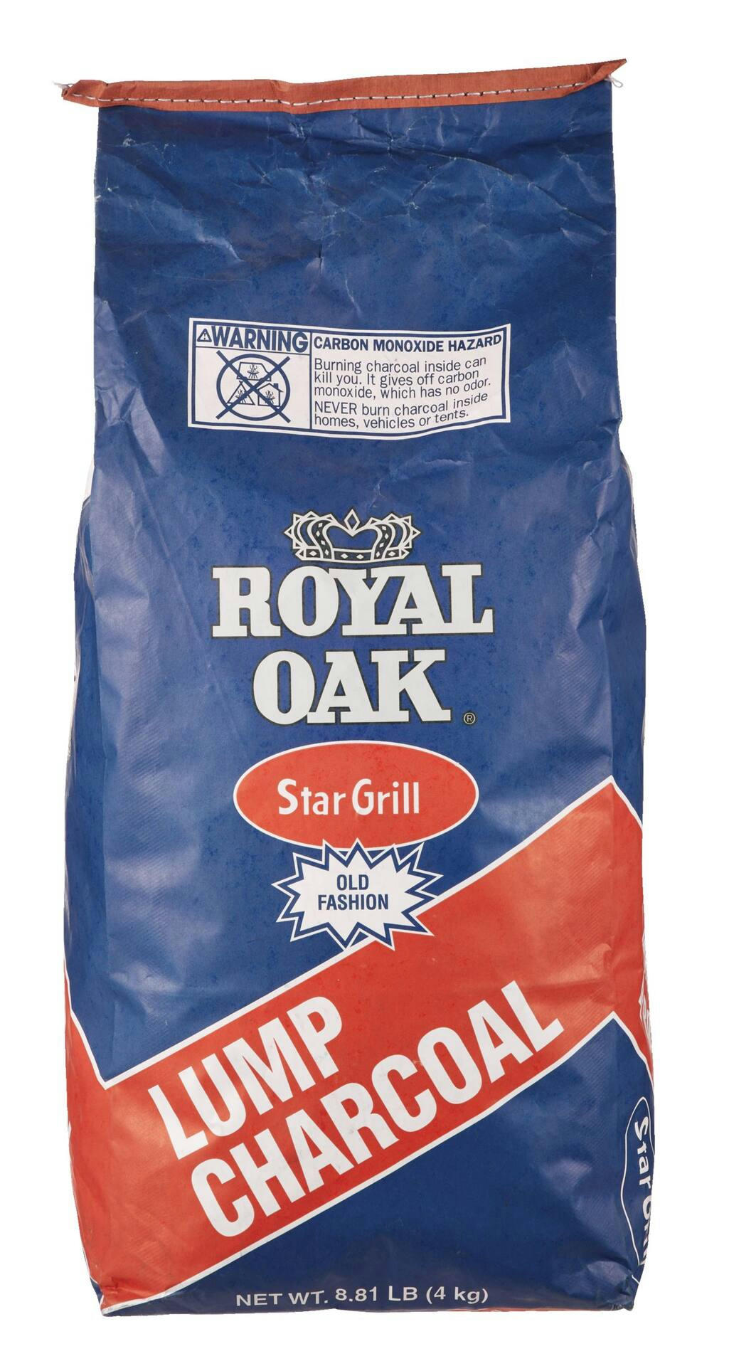 Royal Oak Star Grill 100% Natural Hardwood Lump Charcoal For BBQ Grilling, 4-Kg