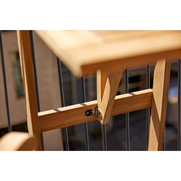 Balkonklapptisch »Balcony«, LxBxH: 40 x 45 x 75 cm, Teakholz, klappbar