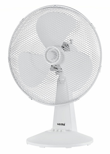 Mini ventilateur de table blanc 40W 35 cm Varma