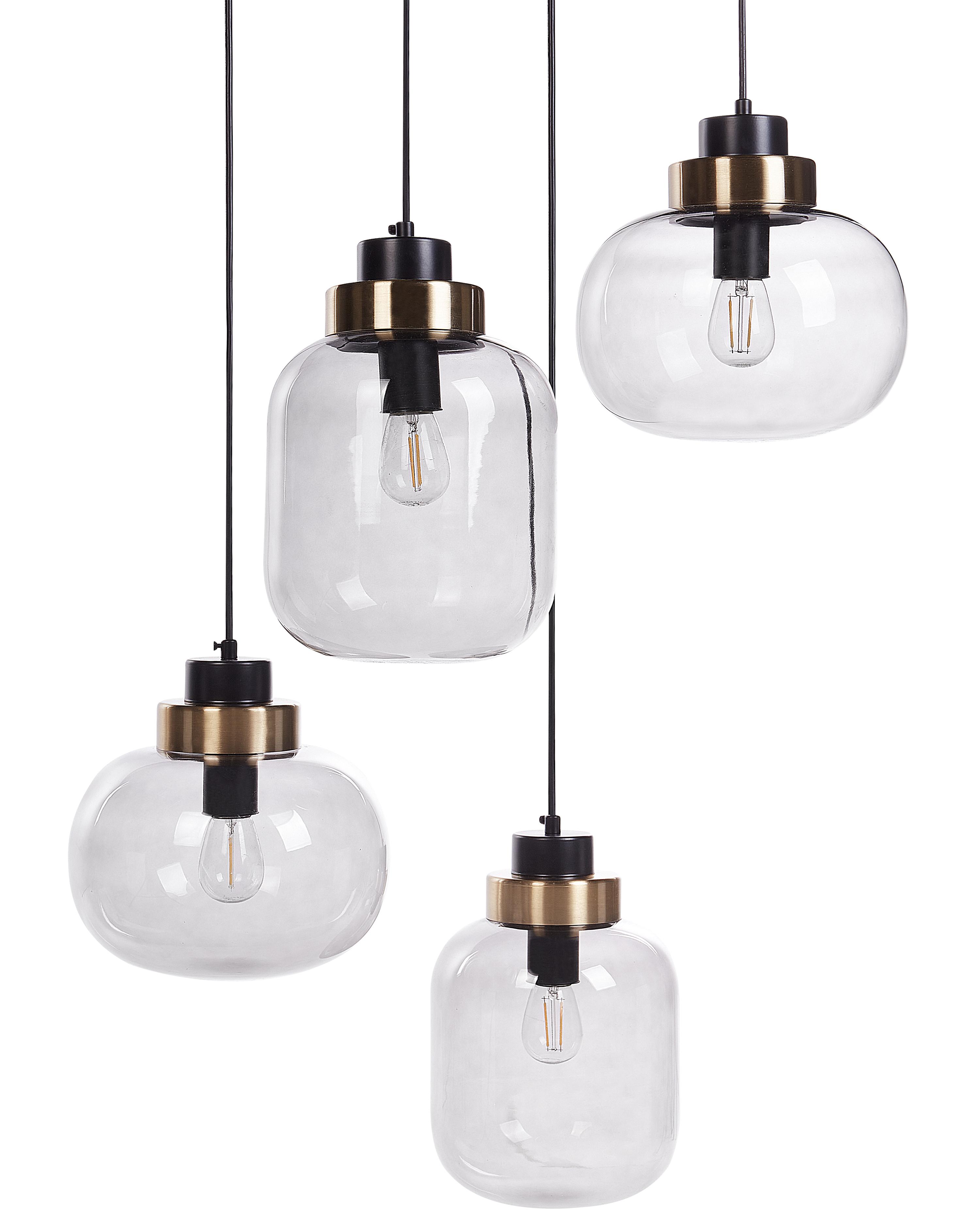 Pendant Lamp ZAYANDE Glass Light Grey