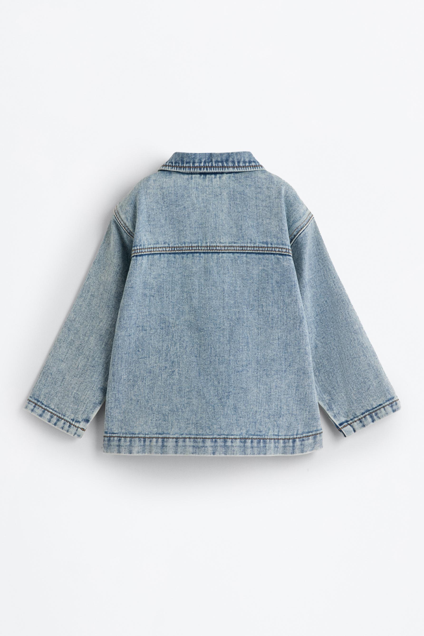 Sobrecamisa denim bolsillos