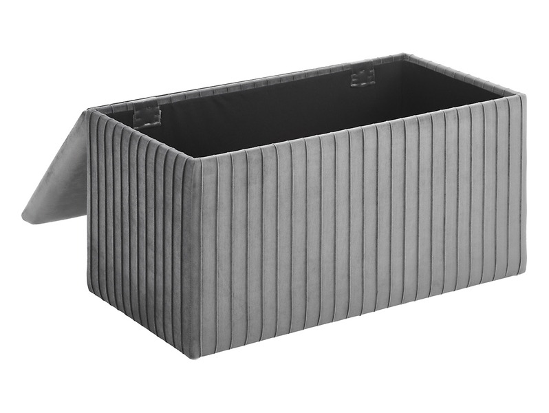 Pufa prostokątna 75 cm Lena szara