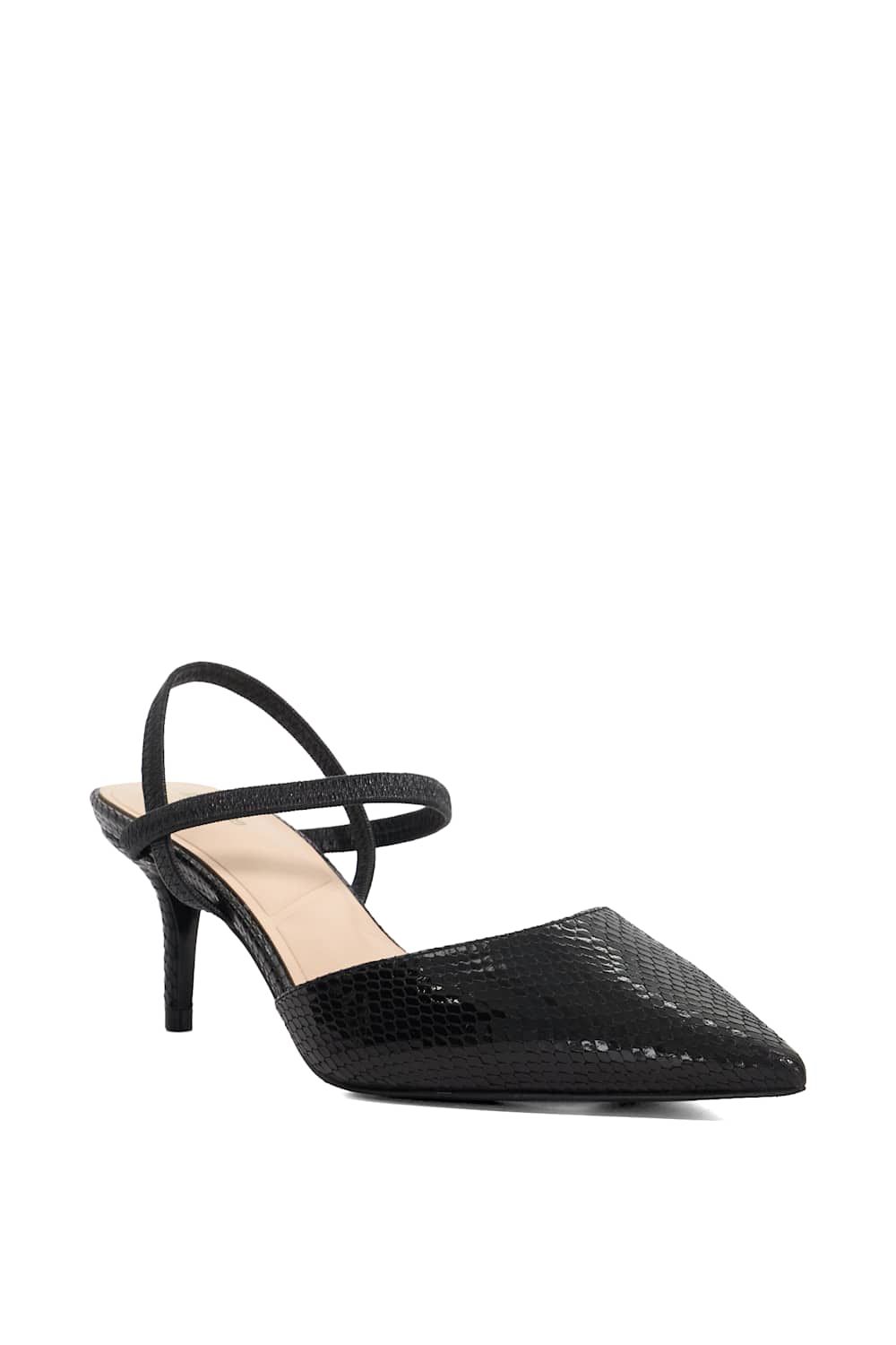 Dune London Wide Fit 'Classical' Strappy Heels