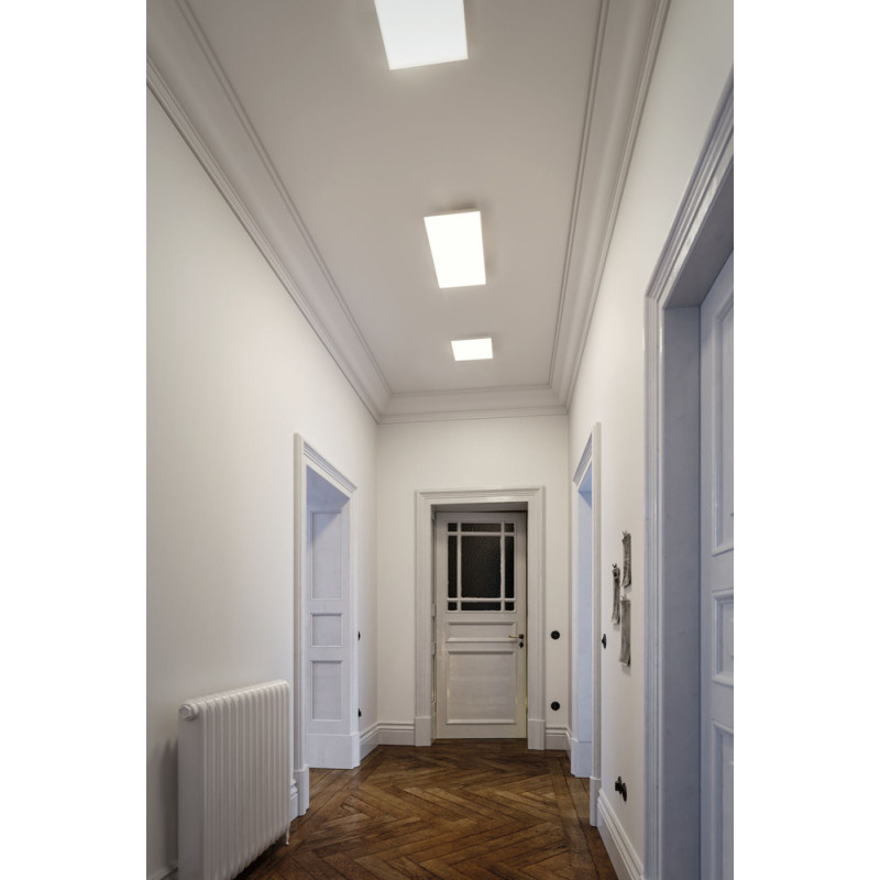Panneau LED Velora blanc chaud dimmable 29,5 x 59,5 cm 2550 lm 29 W PAULMANN