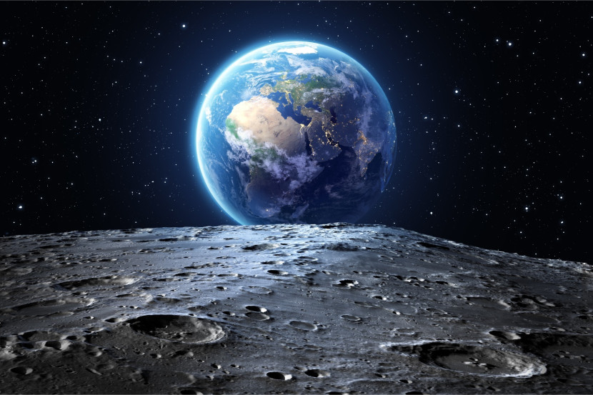 Fototapeta Planeta ZIEMIA Księżyc Kosmos 90x60cm