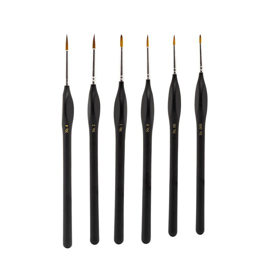 Modelcraft Fine Quality Synthetic Brush Set 6 Pack