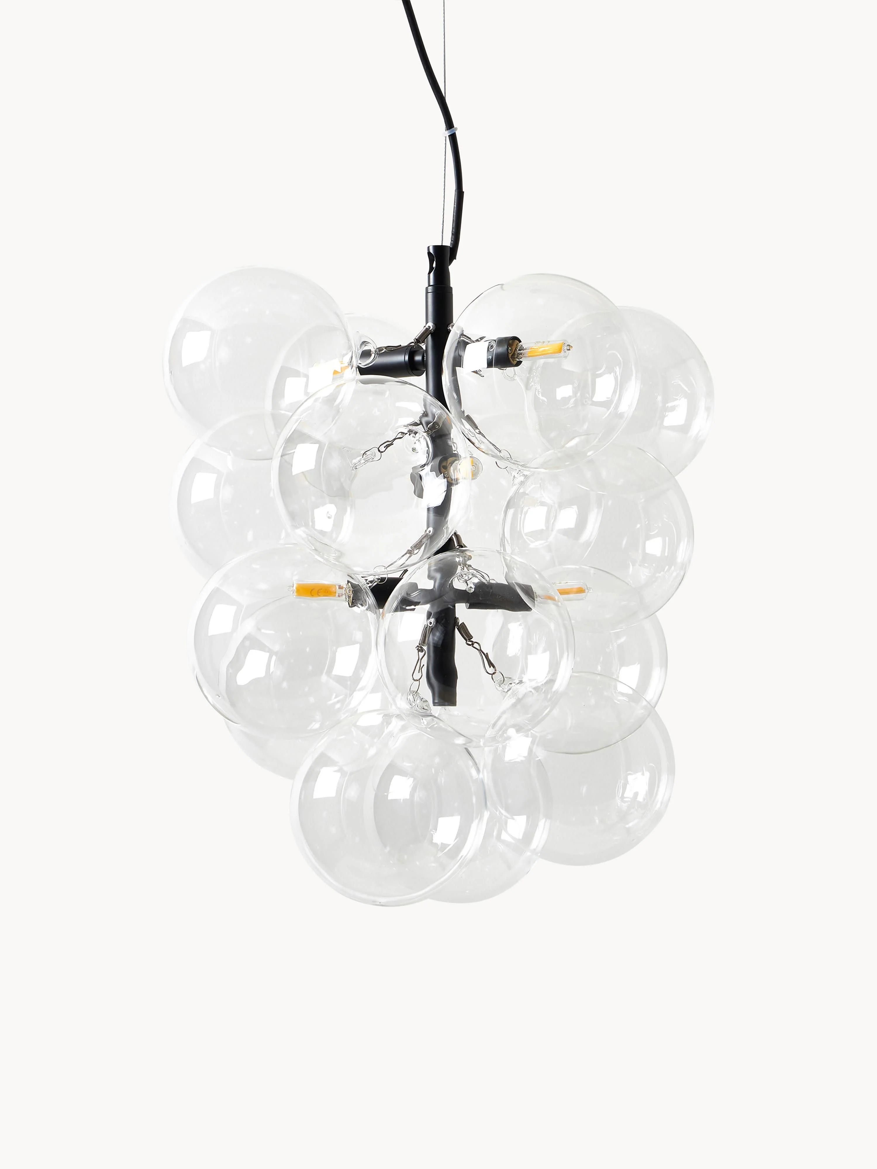 Design Pendelleuchte Bubbles aus Glas