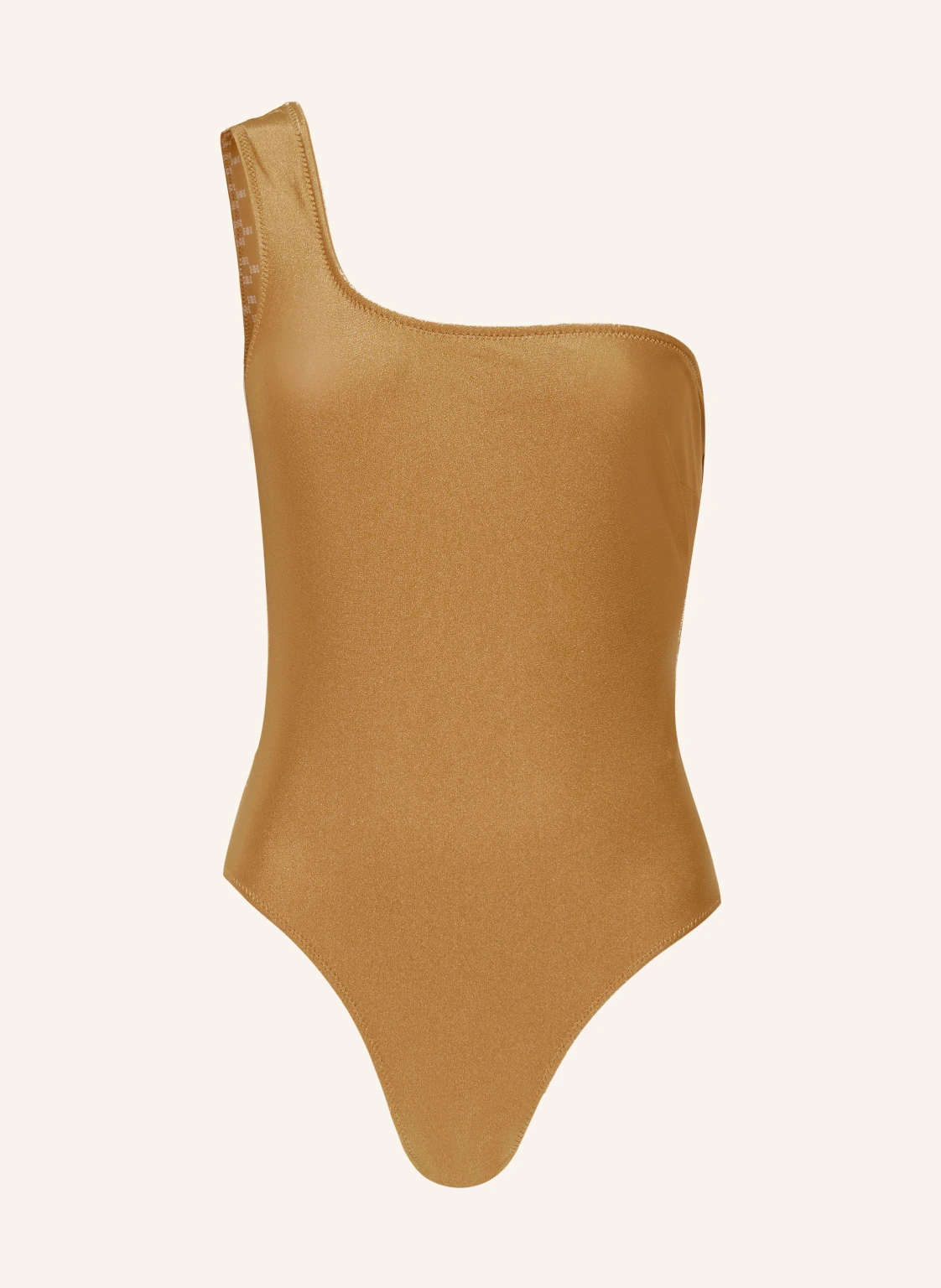 RIANI One-Shoulder-Badeanzug mit Glanzgarn