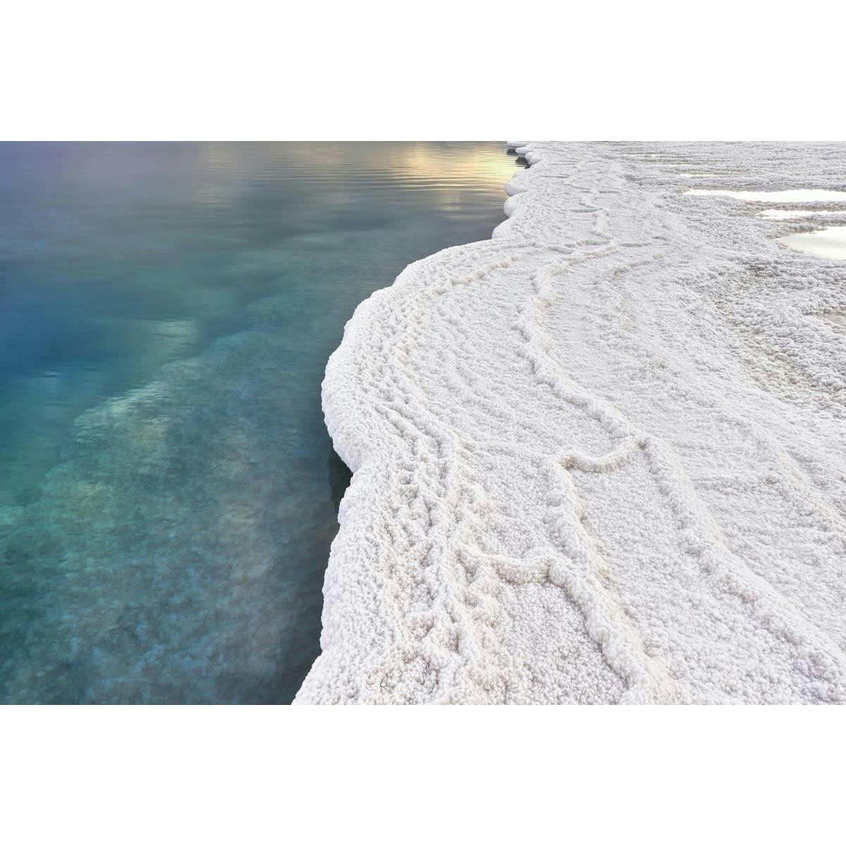 PLAGE - Tableau sur verre synthétique plage calme 65x97 cm