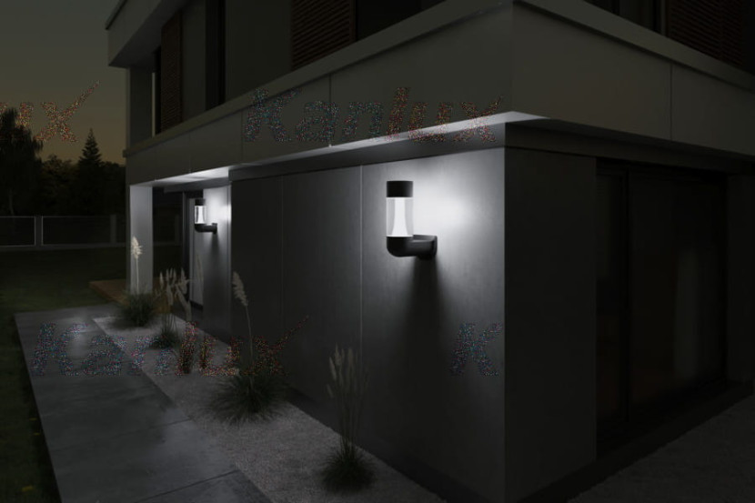Kinkiet zewnętrzny grafitowo-biały INVO 3xGU10x3,5W IP54 Kanlux