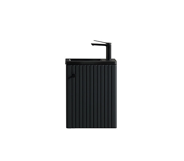 Meuble lave-main Aquanero noir 40 cm