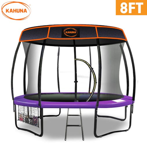 NNEDPE Kahuna Trampoline 8 ft withRoof- Purple