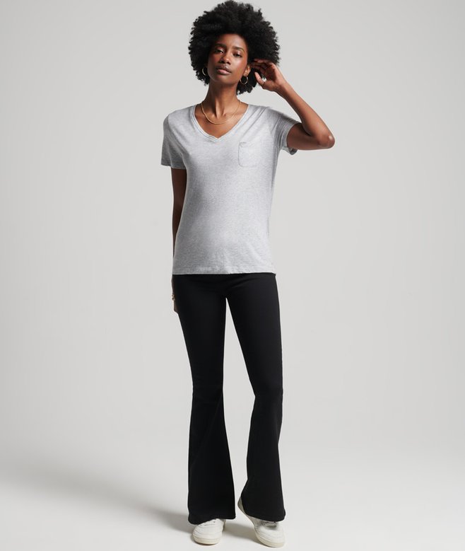 Organic Cotton Studios Pocket V-Neck T-Shirt