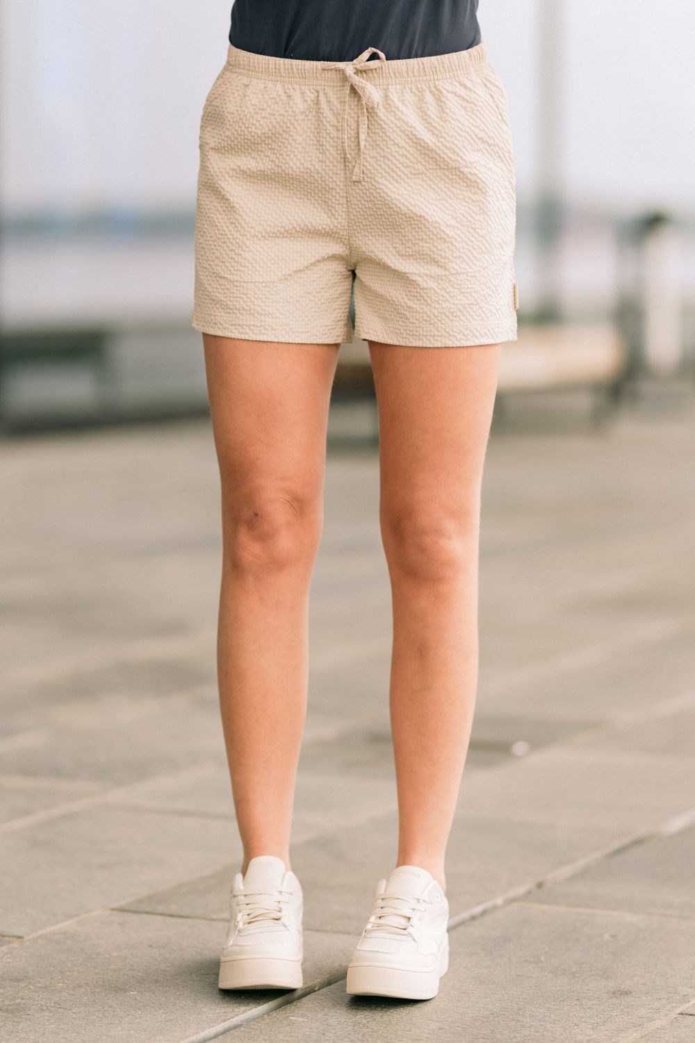 Klepp shorts i krepp