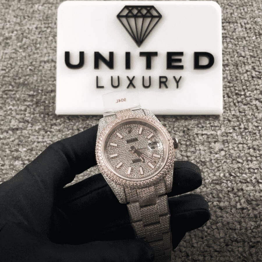 Rolex Datejust 126303 “Two-Tone Iced Out” Premium Duplicate Edition