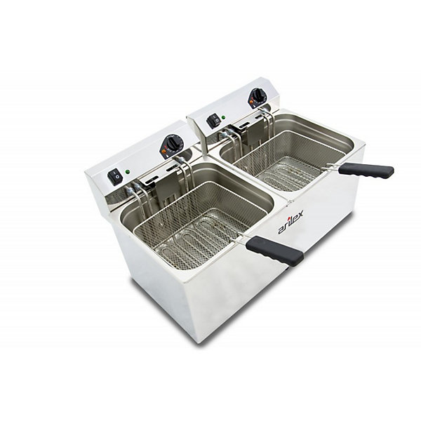 Friteuse Electrique Double EVOLUTION - Arilex - EVO1212TR - l69.5- L0.1- P0.1- h0.1-