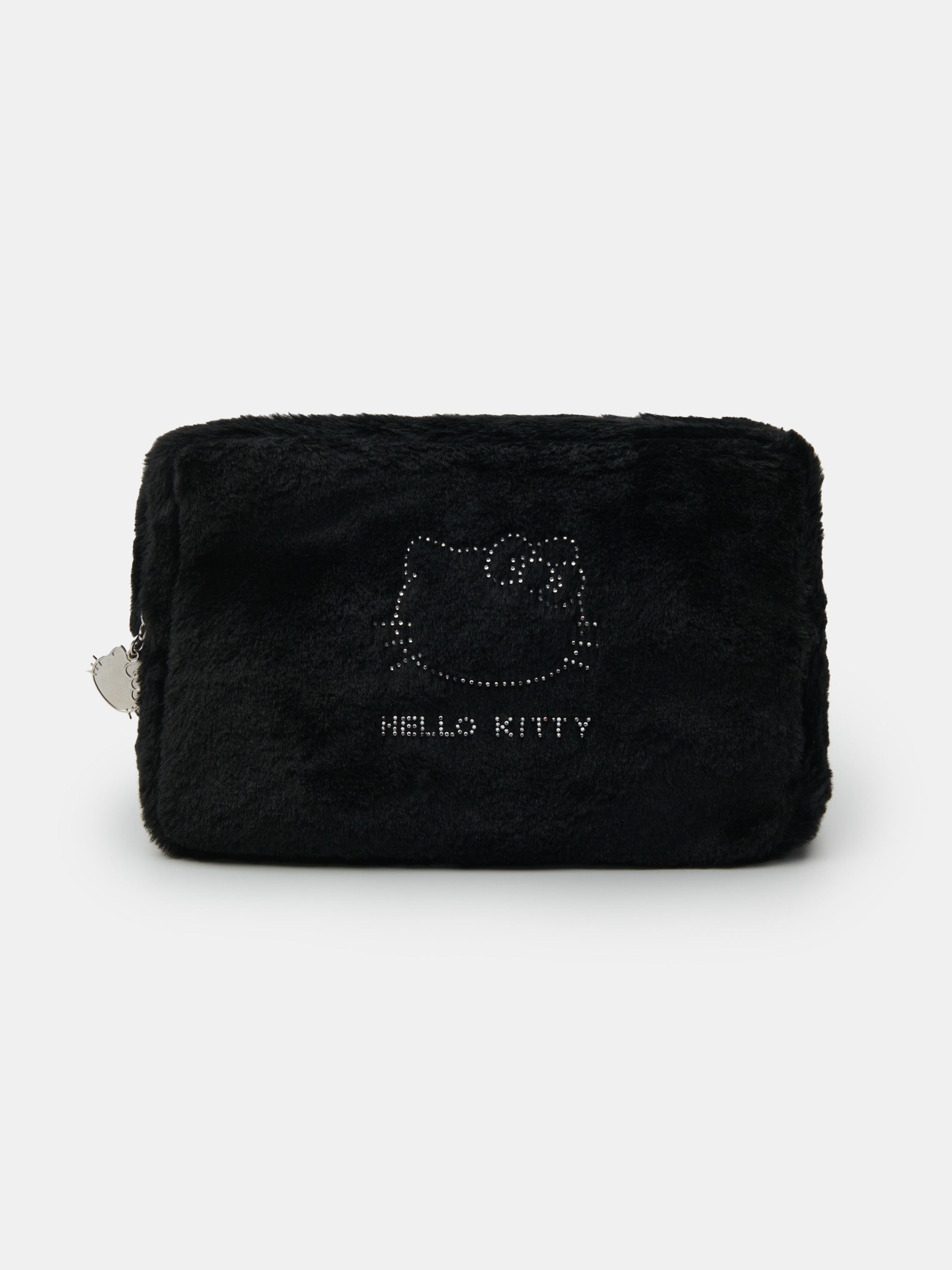 Futrzana kosmetyczka z kryształkami Hello Kitty