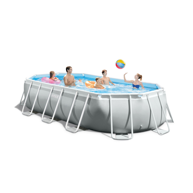 Piscine Frame avec épurateur à cartouche ovale 5,03 x 2,74 x 1,22 m INTEX