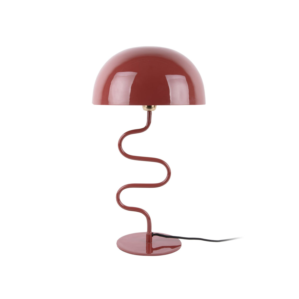 Leitmotiv tafellamp Twist - rood - 31x31x54cm - Paddenstoellamp