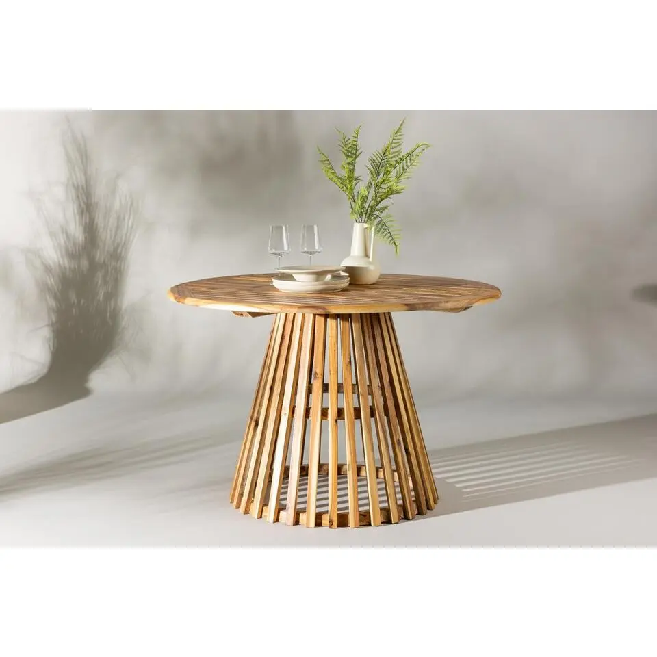 Svea - Catalina ronde tuintafel - ?120 cm - naturel