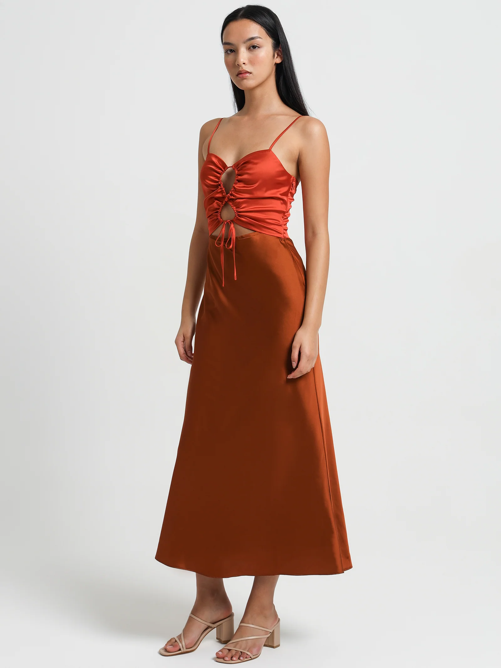 Lolita Colour Block Midi Dress