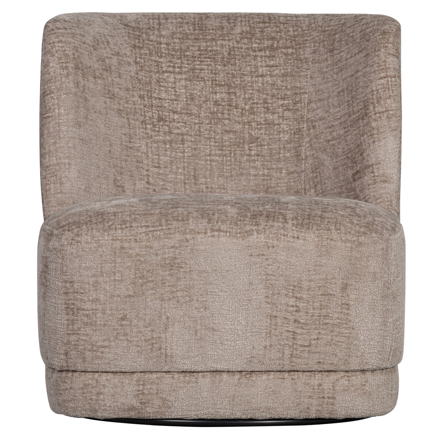 WOOOD draaifauteuil Atty - Polyester - Zand - 75x74x65
