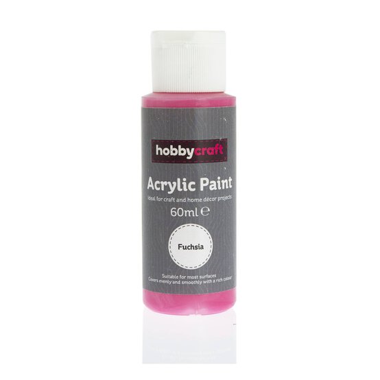 Fuchsia Acrylic Craft Paint 60ml