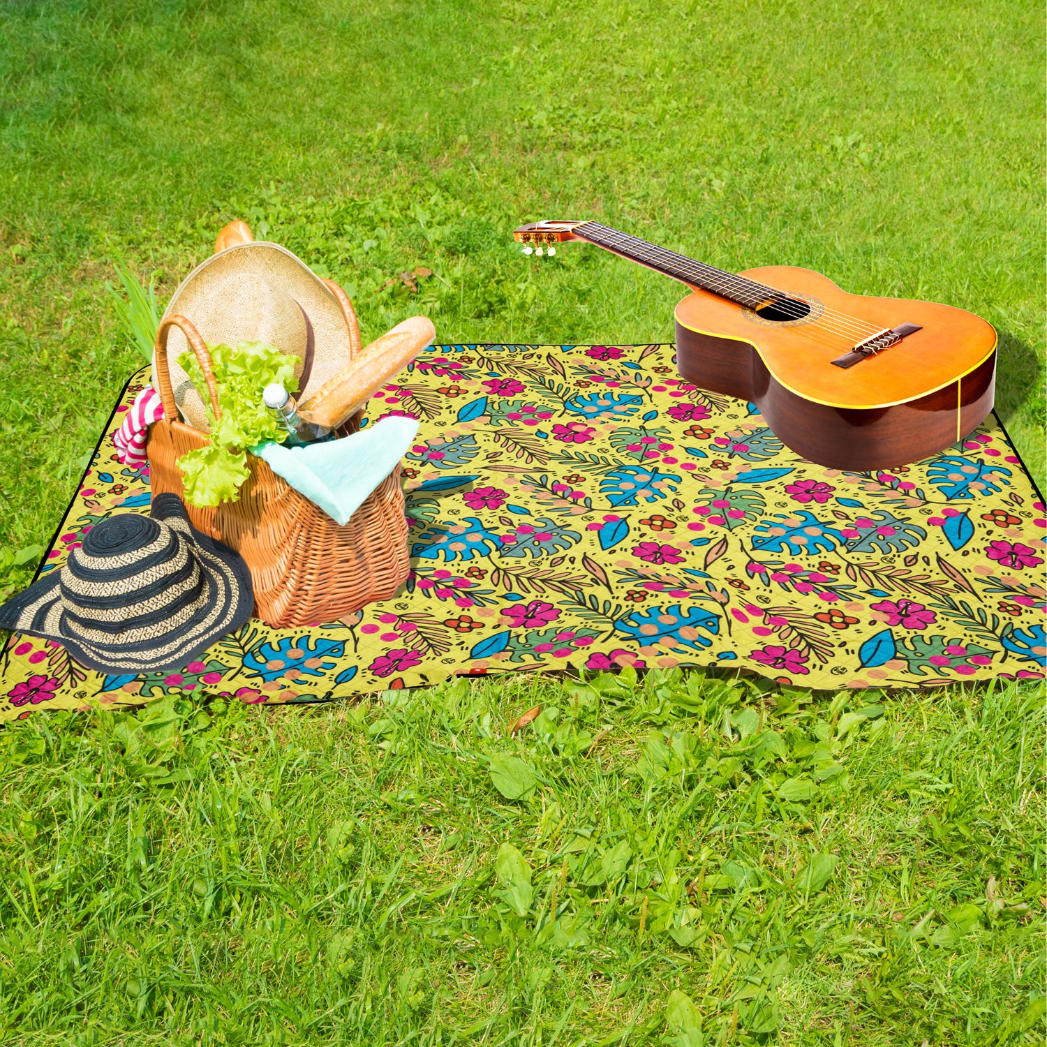 Telo picnic 150x200 fiori B.Simo