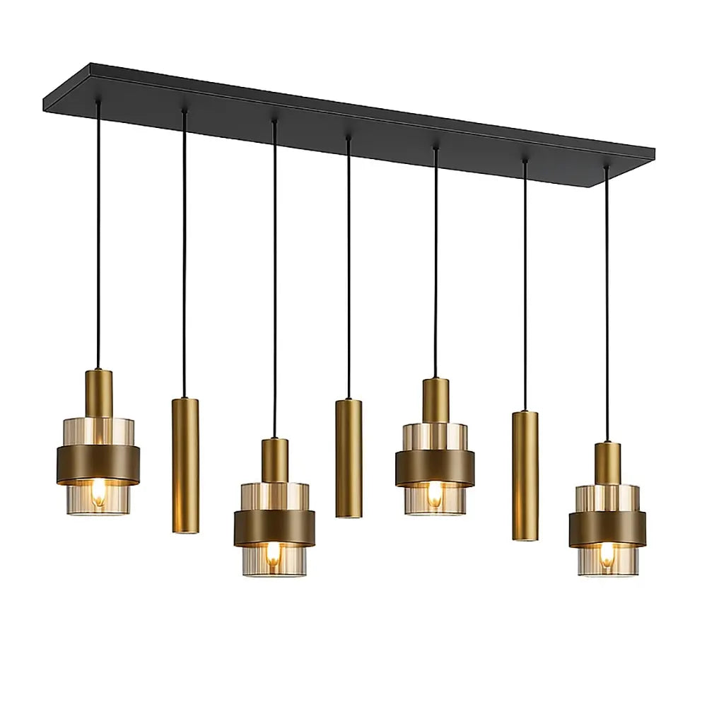 Highlight hanglamp Marrone - 7 lichts - 130 x 160  cm - brons
