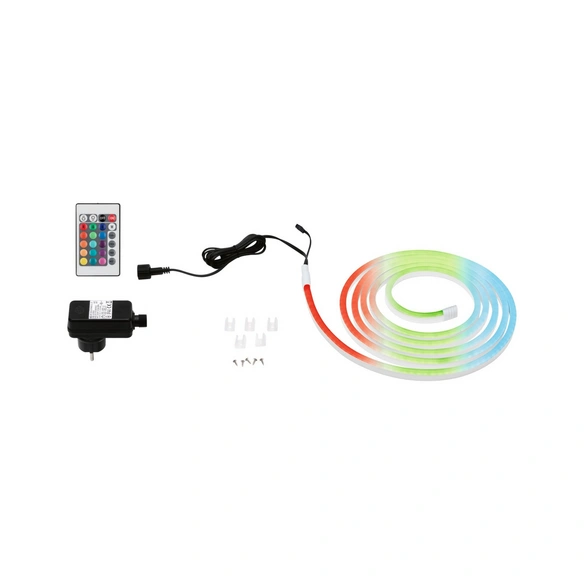 LED-Stripe, dimmbar, 500x1x0,3 cm, RGB, schwarz