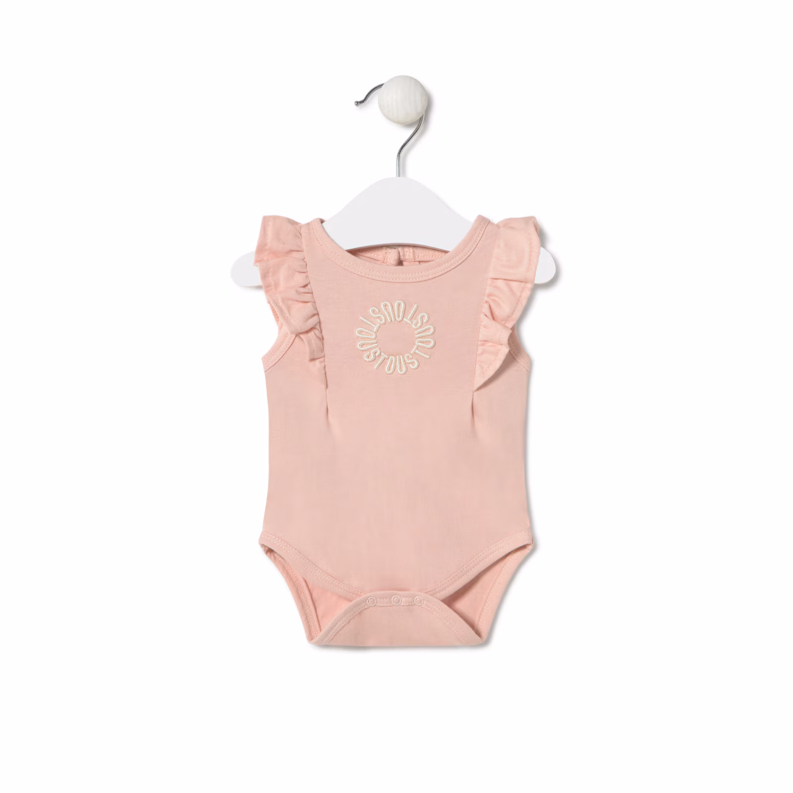 Body con volantes de bebé Classic rosa