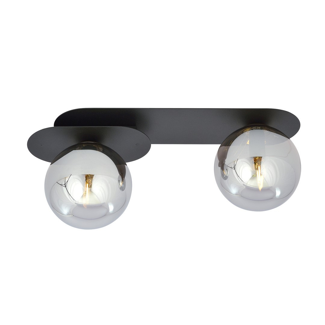 Lampa Sufitowa Plaza 2 Black/Grafit