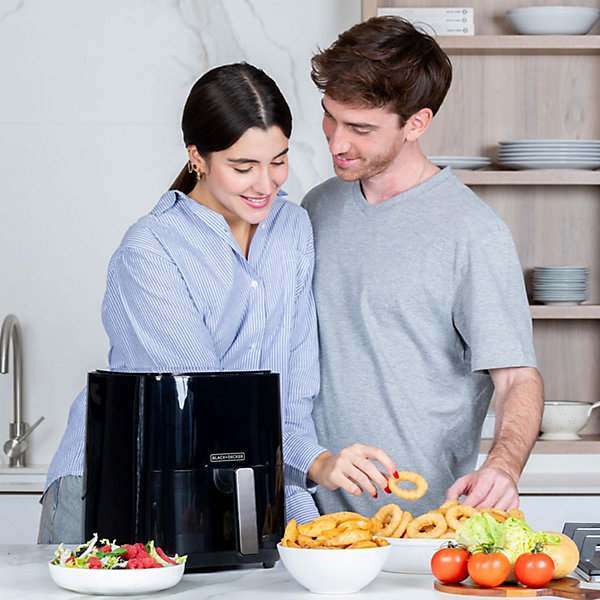 Friteuse sans huile 5l 1300w noir Black decker BXAF5000E