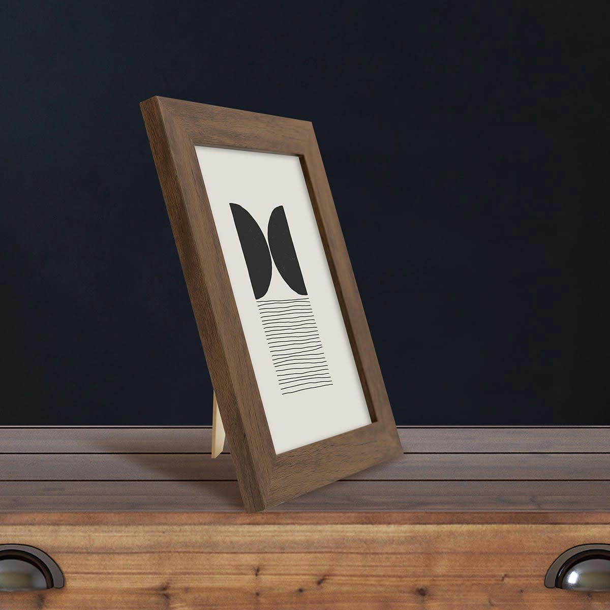 ETERNEL - Cadre photo design ébène bois foncé 13x18 cm bois reconstitué fsc