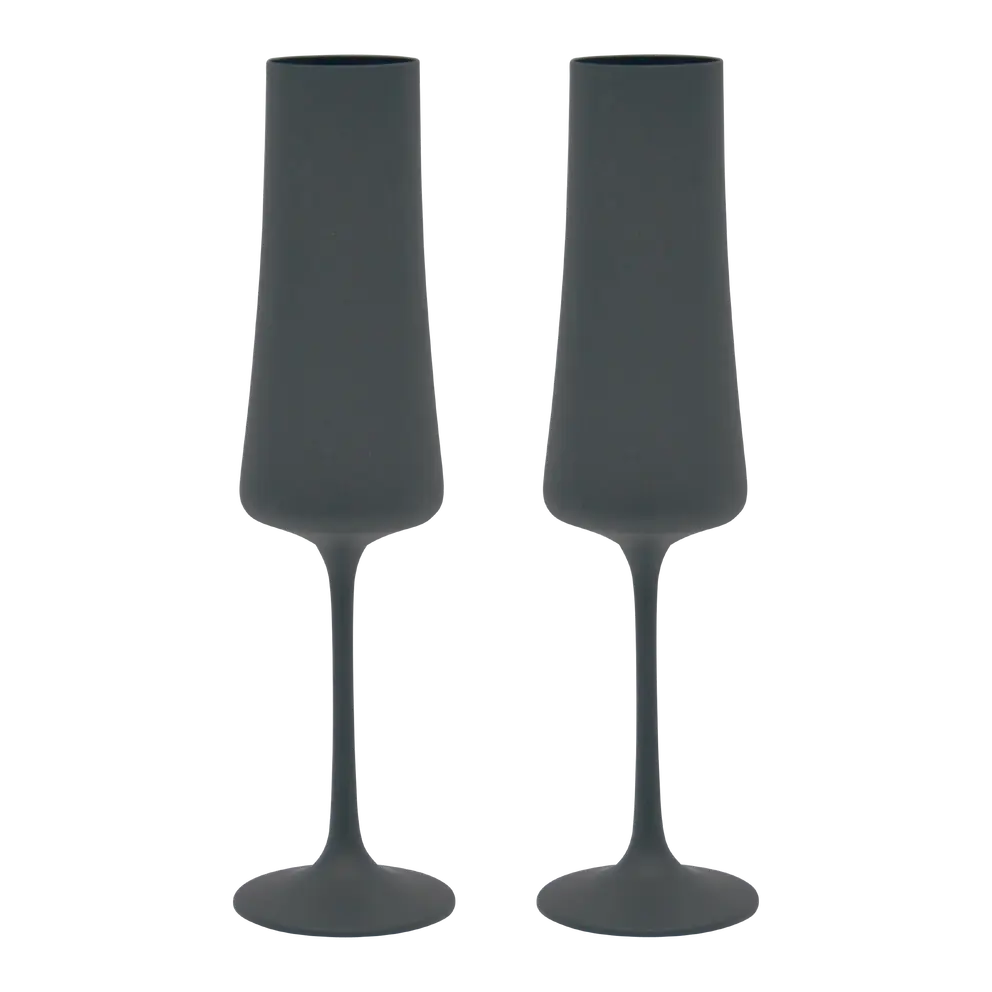 Sektglas-Set 2-teilig Bardolino Nero