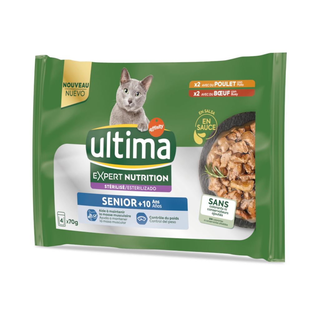 Ultima Cat Expert Nutrition Senior Chicken & Beef