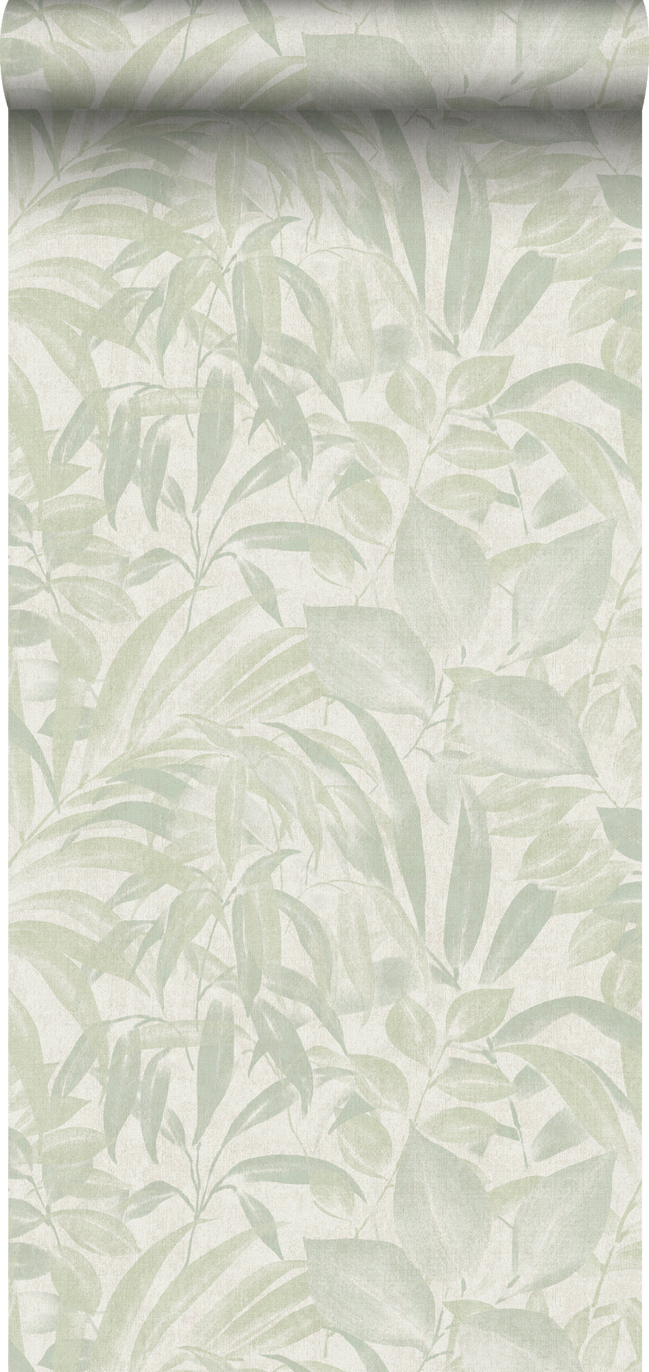 Sanders & Sanders behang bladeren vergrijsd groen - 53 cm x 10 m - 640231