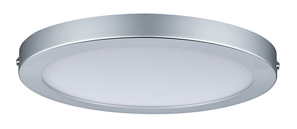 Panneau LED Atria rond 220mm 14W 1150lm 2700K Chrome mat gradable