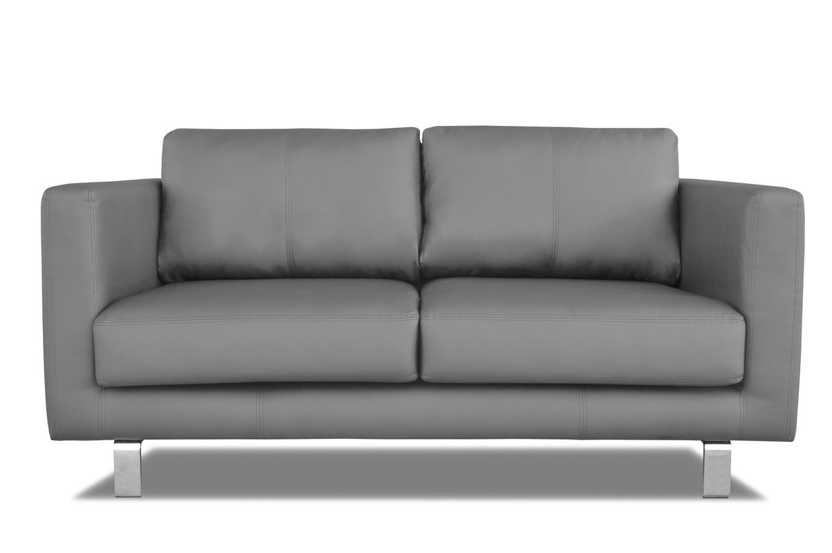 Ropez Boston Sofa 3 osobowa ekoskóra szara