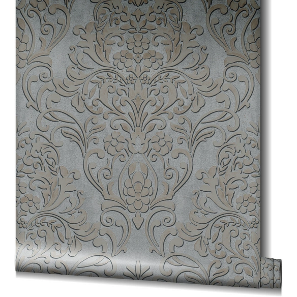 Vliestapete »City Glam«, Ornament, grau