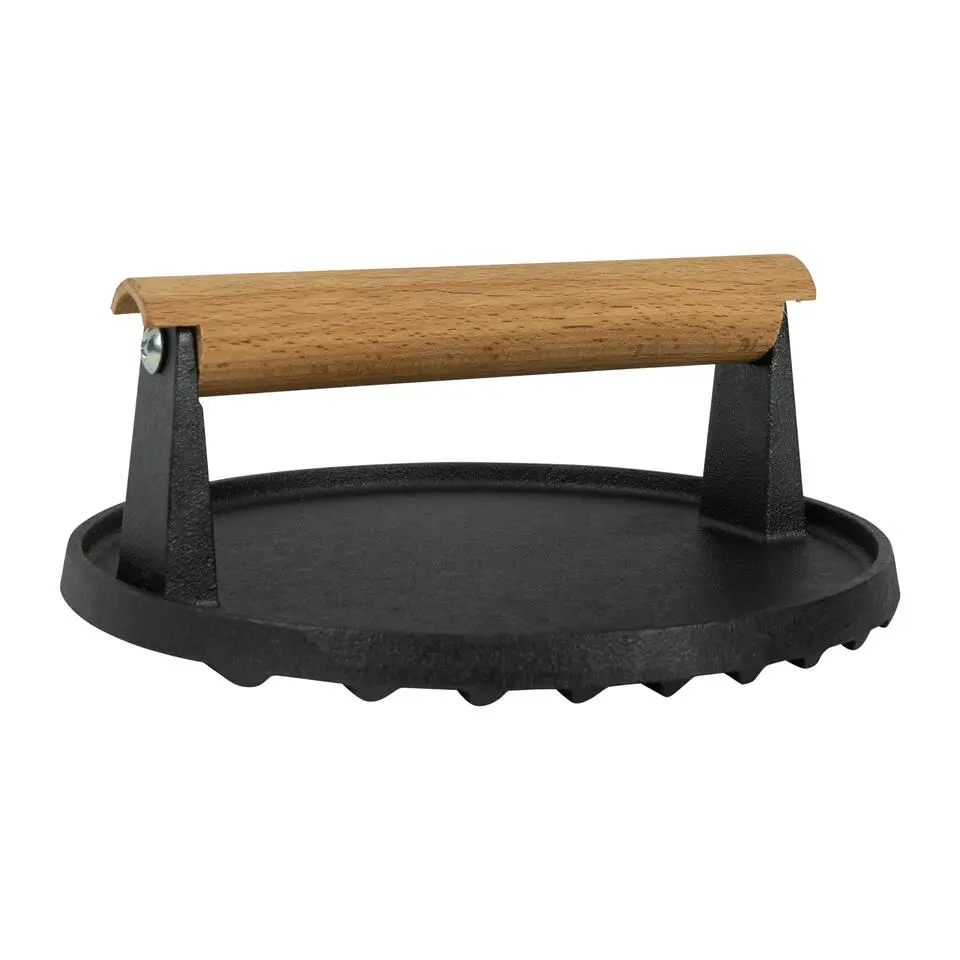 Krumble Gietijzere grillpers - Zwart