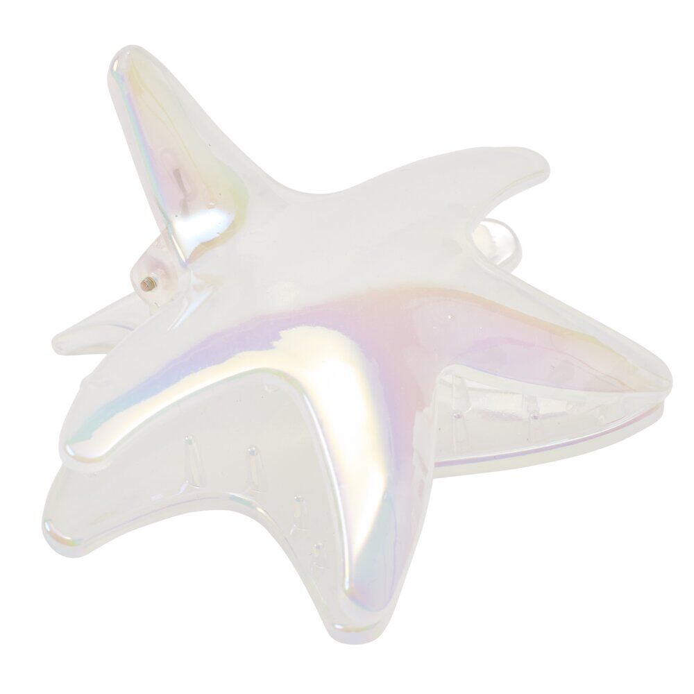 Pince cheveux coquillage blanc nacré L6cm