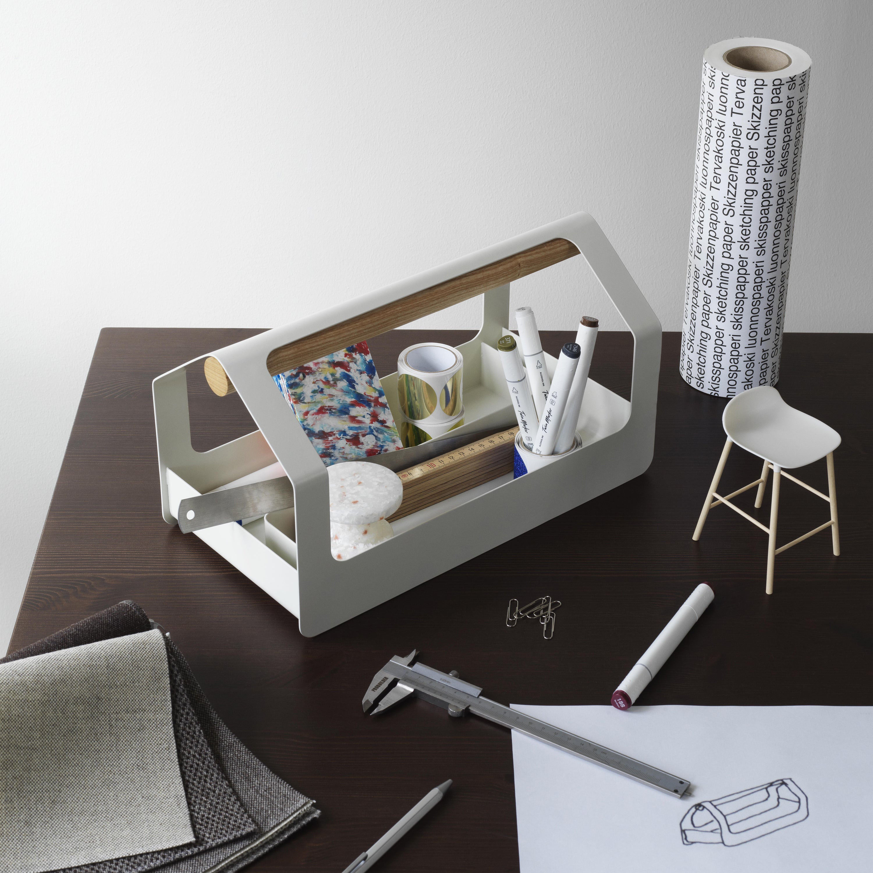 Normann Copenhagen Haus Toolbox - Lichtgrijs